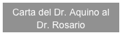 Carta del Dr. Aquino al Dr. Rosario